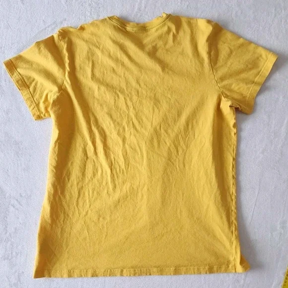 Adidas Soccer Shirt Mens 2XL Yellow Green Brazil Graphic Football Ball Big‎ Logo - Picture 13 of 14